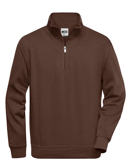 Sweatshirt 1/4 Zip Premium James & Nicholson